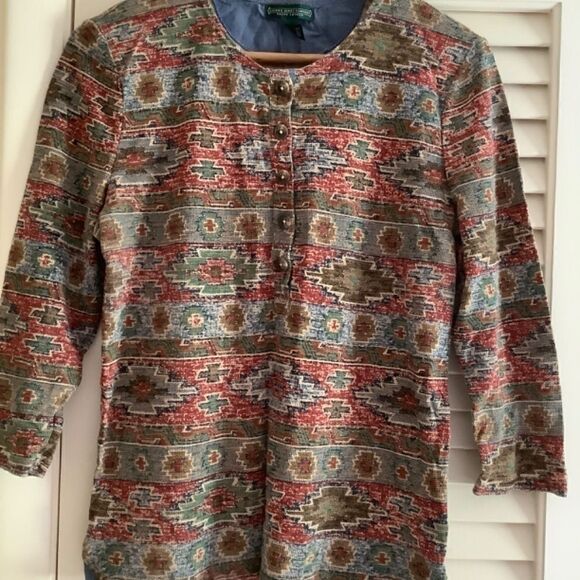 Lauren Jeans Co. 100% Cotton SW Woman Top - US XL​​ - Picture 5 of 10